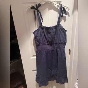 True Craft Navy Sleeveless dress